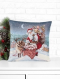 Дед Мороз и лесные друзья Ночь подарков 45:45см - Арт-Декор. Продажа художественных изделий оптом и розницу