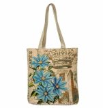 Гобеленовая сумка Tote «Королевский клематис» 33*35см - Арт-Декор. Продажа художественных изделий оптом и розницу